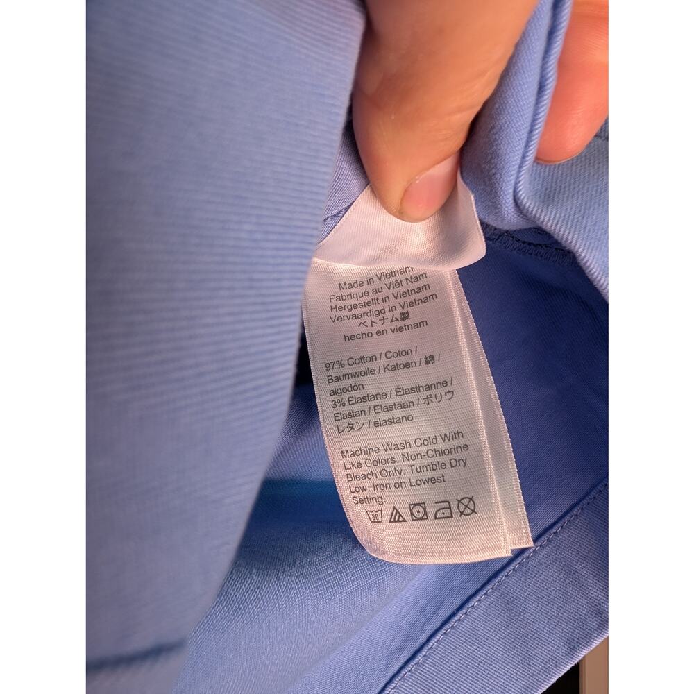 J. Crew NWT 4" Stretch Chino Shorts Blue 4 Preppy Coastal Summer Capsule - Picture 7 of 8